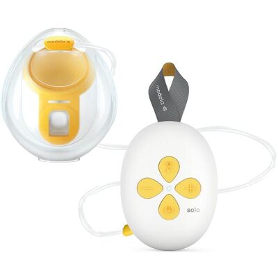 Medela Solo Taille - Pompe à lait électrique - Sans mains - Publicité Medela Solo Taille - Pompe à lait électrique - Sans mains - Publicité