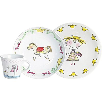 Ensemble de Vaisselle Enfant Princesse Conte de Fées - Porcelaine - 3 pièces - Publicité Ensemble de Vaisselle Enfant Princesse Conte de Fées - Porcelaine - 3 pièces - Publicité