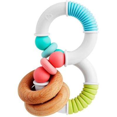 Munchkin Silly Twisty Anneau de Dentition - Jouet pour bébé - Publicité Munchkin Silly Twisty Anneau de Dentition - Jouet pour bébé - Publicité