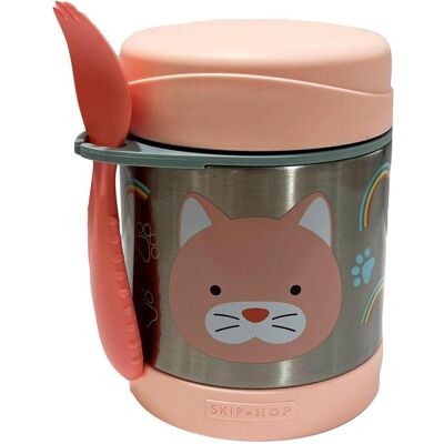 Conteneur alimentaire en acier inoxydable Skip Hop Zoo Gatto 1 St - Food Container - Publicité Conteneur alimentaire en acier inoxydable Skip Hop Zoo Gatto 1 St - Food Container - Publicité