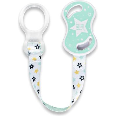 Nuvita, Tétine : accessoires, attache de sucette avec anneau Green Cool (Baby Star) - Publicité Nuvita, Tétine : accessoires, attache de sucette avec anneau Green Cool (Baby Star) - Publicité