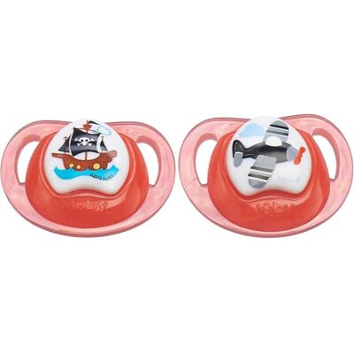 Nuby, Tétine, Nuggi Prisma orthodontisch 6-36 Monate (2x, 6 - 36 Mois) - Publicité Nuby, Tétine, Nuggi Prisma orthodontisch 6-36 Monate (2x, 6 - 36 Mois) - Publicité