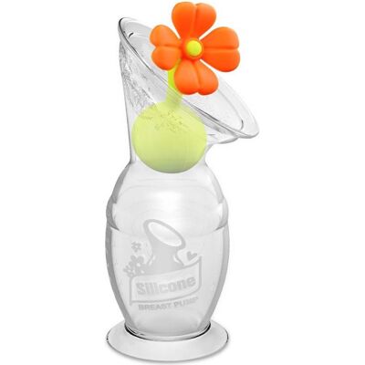 Haakaa, Tire-lait, Tire-lait avec sceau à fleurs - Publicité Haakaa, Tire-lait, Tire-lait avec sceau à fleurs - Publicité