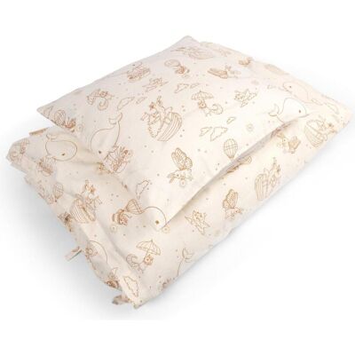 Filibabba, Linge de lit pour enfants, - Junior bed linen GOTS - Dreamy Adventurers - Hvid - 100x140 cm (FI-03809) (140 x 100 cm, 45 x 40 cm) - Publicité Filibabba, Linge de lit pour enfants, - Junior bed linen GOTS - Dreamy Adventurers - Hvid - 100x140 cm (FI-03809) (140 x 100 cm, 45 x 40 cm) - Publicité