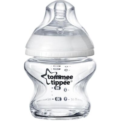 Biberon en verre Tommee Tippee Closer to Nature (150 ml) - Publicité Biberon en verre Tommee Tippee Closer to Nature (150 ml) - Publicité