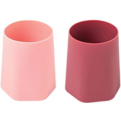Tiny Twinkle Training Cup - Rose/Bourgogne - 2x118,5 ml - Publicité Tiny Twinkle Training Cup - Rose/Bourgogne - 2x118,5 ml - Publicité
