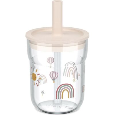 Mepal, Vaisselle + couverts pour enfants, SZKLANKA DZIECIĘCA ZE SŁOMKĄ MIO 250ML SUNSHINE & RAINBOW 108023065245 - Publicité Mepal, Vaisselle + couverts pour enfants, SZKLANKA DZIECIĘCA ZE SŁOMKĄ MIO 250ML SUNSHINE & RAINBOW 108023065245 - Publicité