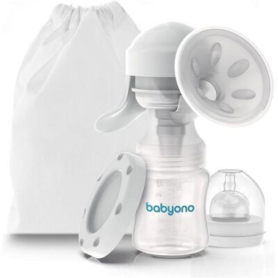 BabyOno Marque Modèle Anatomy Pompe à lait manuelle - Publicité BabyOno Marque Modèle Anatomy Pompe à lait manuelle - Publicité