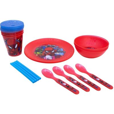 Disney Vaisselle + couverts pour enfants, Spiderman - Party Kit (68633) - Publicité Disney Vaisselle + couverts pour enfants, Spiderman - Party Kit (68633) - Publicité