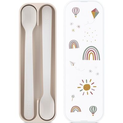 Mepal, Vaisselle + couverts pour enfants, 2 ŁYŻKI DO KARMIENIA MIO SUNSHINE & RAINBOW 108032065245 - Publicité Mepal, Vaisselle + couverts pour enfants, 2 ŁYŻKI DO KARMIENIA MIO SUNSHINE & RAINBOW 108032065245 - Publicité