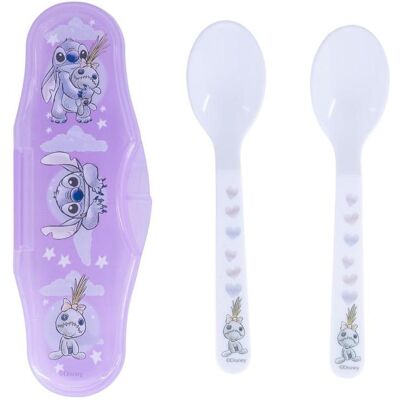Disney Interactive Studios, Vaisselle + couverts pour enfants, Set 2 Löffel Mit Transportbehälter Lilo und Stitch - Publicité Disney Interactive Studios, Vaisselle + couverts pour enfants, Set 2 Löffel Mit Transportbehälter Lilo und Stitch - Publicité