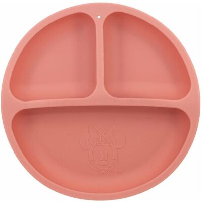 Set de vaisselle enfant en silicone Minnie - Compatible lave-vaisselle - Publicité Set de vaisselle enfant en silicone Minnie - Compatible lave-vaisselle - Publicité
