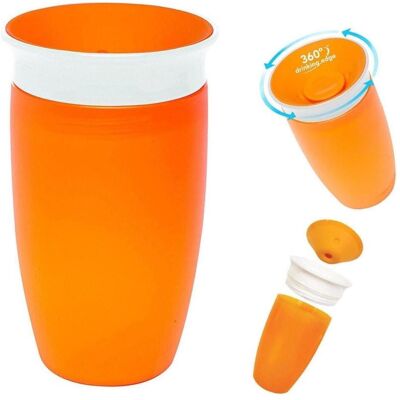 Gobelet d'apprentissage Miracle 360 de Munchkin - 296 ml - Publicité Gobelet d'apprentissage Miracle 360 de Munchkin - 296 ml - Publicité