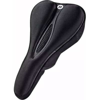 Rockbros LF047-S Housse de selle de vélo en gel de silicone - M - Noir - Publicité Rockbros LF047-S Housse de selle de vélo en gel de silicone - M - Noir - Publicité