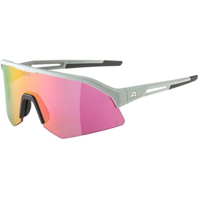 Alpina Sonic HR Gris Fumé/miroir Rose - Lunettes de soleil - Publicité Alpina Sonic HR Gris Fumé/miroir Rose - Lunettes de soleil - Publicité