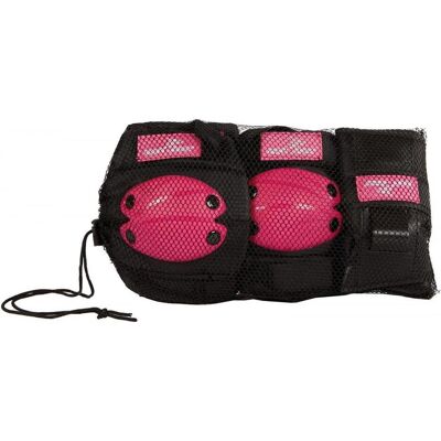 Ensemble de protection rose Street Rider - M - Publicité Ensemble de protection rose Street Rider - M - Publicité