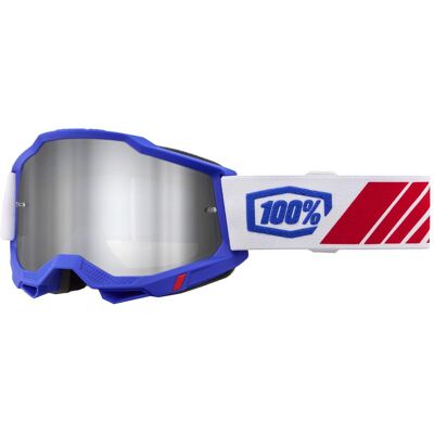 Lunettes cross 100% Accuri 2 Kolby - Lentille argent iridium - Publicité Lunettes cross 100% Accuri 2 Kolby - Lentille argent iridium - Publicité