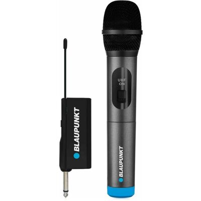 Blaupunkt WM40U Microphone sans fil - Portée 40m UHF - Publicité Blaupunkt WM40U Microphone sans fil - Portée 40m UHF - Publicité