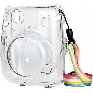 Loveinstant Etui de transport avec couvercle à rabat pour Fujifilm Instax Mini 11 - Transparent (Sac à bandoulière pour appareil photo), Housse pour appareil photo, Transparent - Publicité Loveinstant Etui de transport avec couvercle à rabat pour Fujifilm Instax Mini 11 - Transparent (Sac à bandoulière pour appareil photo), Housse pour appareil photo, Transparent - Publicité