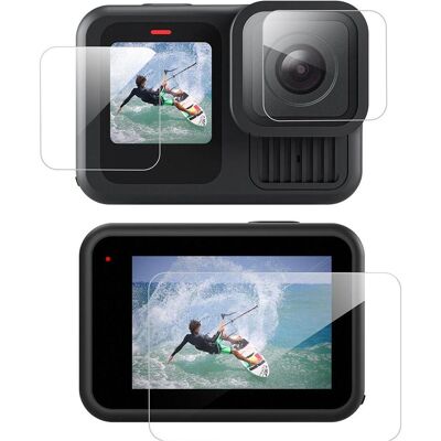 Telesin 3-in-1 Tempered Glass for GoPro Hero 13 Black (S6-FLM-07-TGP), Film de protection des appareils - Publicité Telesin 3-in-1 Tempered Glass for GoPro Hero 13 Black (S6-FLM-07-TGP), Film de protection des appareils - Publicité