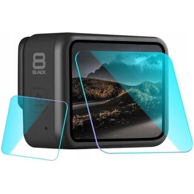 Puluz Kit 2 en 1 : protection d'écran LCD et protection d'objectif pour GoPro Hero 8 Black, Caméra d'action : accessoires, Transparent - Publicité Puluz Kit 2 en 1 : protection d'écran LCD et protection d'objectif pour GoPro Hero 8 Black, Caméra d'action : accessoires, Transparent - Publicité