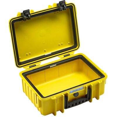 B&W outdoor.cases Type 1000 (Mallette photo, 4 l), Housse pour appareil photo, Jaune - Publicité B&W outdoor.cases Type 1000 (Mallette photo, 4 l), Housse pour appareil photo, Jaune - Publicité