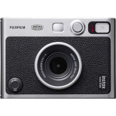 Fujifilm Instax Mini Evo, Appareil photo instantané, Noir, Argent - Publicité Fujifilm Instax Mini Evo, Appareil photo instantané, Noir, Argent - Publicité