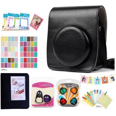 Ensemble Caméra Caiul 8-en-1 - Noir - Pour Fujifilm Instax Mini 90 - Publicité Ensemble Caméra Caiul 8-en-1 - Noir - Pour Fujifilm Instax Mini 90 - Publicité