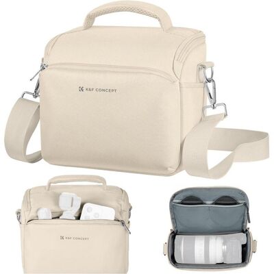 K&F Concept Camera Sling Bag - Crème (Sac à bandoulière pour appareil photo), Housse pour appareil photo, Beige - Publicité K&F Concept Camera Sling Bag - Crème (Sac à bandoulière pour appareil photo), Housse pour appareil photo, Beige - Publicité