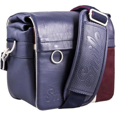 Smile Sac pour Appareil Photo - Cuir écologique, Rembourré, Bretelle réglable - Sac photo - Publicité Smile Sac pour Appareil Photo - Cuir écologique, Rembourré, Bretelle réglable - Sac photo - Publicité