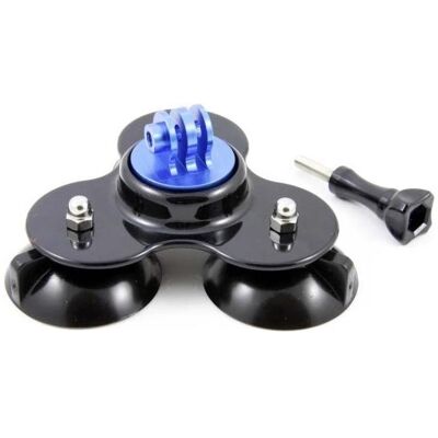 Xrec Support 3D - 3 ventouses pour GoPro Hero 7, 6, 5, 4, 3+, 3, 2, 1, Caméra d'action : accessoires, Noir - Publicité Xrec Support 3D - 3 ventouses pour GoPro Hero 7, 6, 5, 4, 3+, 3, 2, 1, Caméra d'action : accessoires, Noir - Publicité