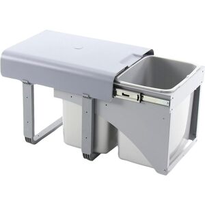 Ekotech Ekko Front 40, Poubelle, Gris - Publicité Ekotech Ekko Front 40, Poubelle, Gris - Publicité