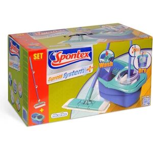 Spontex Floor Cleaning Set Express System+, Ustensiles de nettoyage, Bleu - Publicité Spontex Floor Cleaning Set Express System+, Ustensiles de nettoyage, Bleu - Publicité