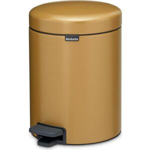 Brabantia Kosmetikeimer NewIcon 5 l, Warm Gold, Poubelle, Or - Publicité Brabantia Kosmetikeimer NewIcon 5 l, Warm Gold, Poubelle, Or - Publicité