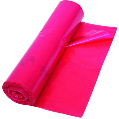 Deiss Sac poubelle recyclé 120 l, lot de 25, rouge, Sac-poubelle, Rouge - Publicité Deiss Sac poubelle recyclé 120 l, lot de 25, rouge, Sac-poubelle, Rouge - Publicité