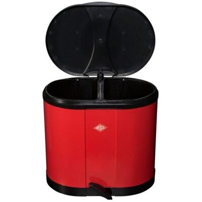 Wesco Beta Poubelle Rouge - Séparateur de déchets - Publicité Wesco Beta Poubelle Rouge - Séparateur de déchets - Publicité