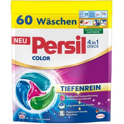 Persil - COLOR 4in1 DISCS - 60 St. - TIEFENREIN - Détergent - Publicité Persil - COLOR 4in1 DISCS - 60 St. - TIEFENREIN - Détergent - Publicité