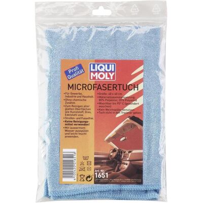 Liqui Moly 1651 Chiffon Microfibre - Tissu en microfibre pour nettoyage - Publicité Liqui Moly 1651 Chiffon Microfibre - Tissu en microfibre pour nettoyage - Publicité