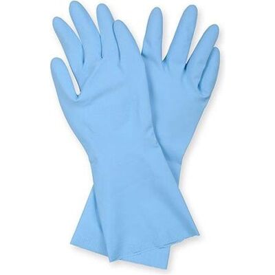 Spontex Gants Latex Optimal L, Ustensiles de nettoyage, Bleu - Publicité Spontex Gants Latex Optimal L, Ustensiles de nettoyage, Bleu - Publicité