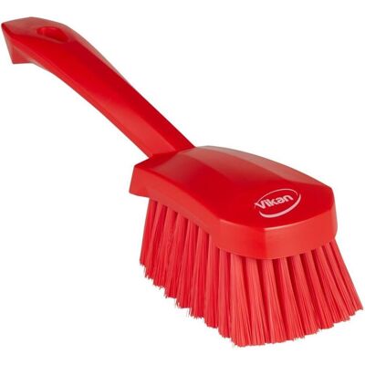 Vikan Brosse à vaisselle, 27 cm, rouge, polyester/PP/acier inoxydable, avec manche court, poils souples, Ustensiles de nettoyage, Rouge - Publicité Vikan Brosse à vaisselle, 27 cm, rouge, polyester/PP/acier inoxydable, avec manche court, poils souples, Ustensiles de nettoyage, Rouge - Publicité