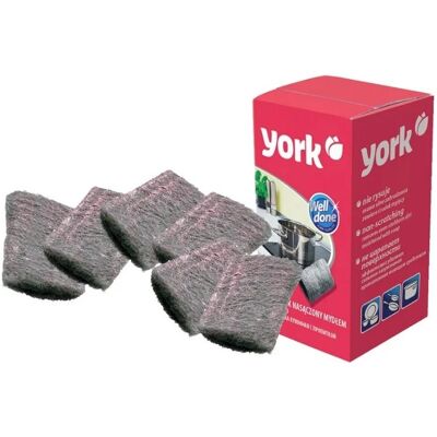 York un savon purifié, 6 pièces, Ustensiles de nettoyage, Gris - Publicité York un savon purifié, 6 pièces, Ustensiles de nettoyage, Gris - Publicité