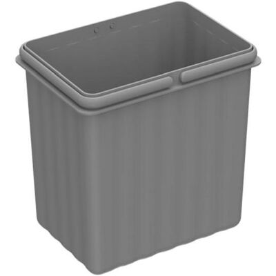 Hettich SEAU D.RECHANGE BF 5,5l PL GR, Poubelle, Gris - Publicité Hettich SEAU D.RECHANGE BF 5,5l PL GR, Poubelle, Gris - Publicité