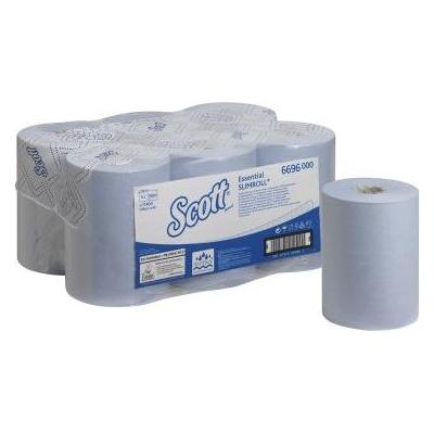 Scott Essential Slimroll Rouleau de Serviette Bleue - Rouleau de Papier - Publicité Scott Essential Slimroll Rouleau de Serviette Bleue - Rouleau de Papier - Publicité