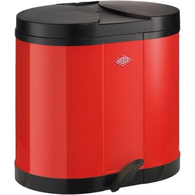 Wesco Beta Poubelle Rouge - Séparateur de déchets - Publicité Wesco Beta Poubelle Rouge - Séparateur de déchets - Publicité