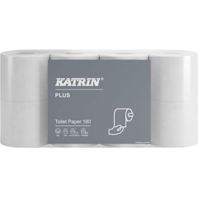 Katrin, Papier toilette, Papier hygiénique PLUS 3 plis, 56 rouleaux (56 pcs) - Publicité Katrin, Papier toilette, Papier hygiénique PLUS 3 plis, 56 rouleaux (56 pcs) - Publicité