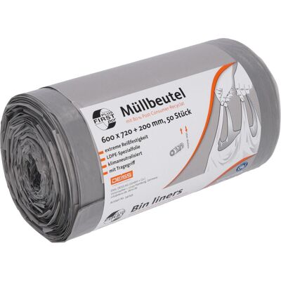 Deiss Sacs poubelle PCR First Plus 60l 50ST gris, Sac-poubelle, Gris - Publicité Deiss Sacs poubelle PCR First Plus 60l 50ST gris, Sac-poubelle, Gris - Publicité