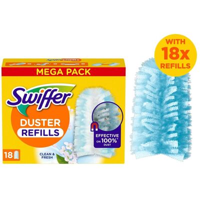 Pack Mega de Lingettes Microfibre Swiffer - 18 pièces - Publicité Pack Mega de Lingettes Microfibre Swiffer - 18 pièces - Publicité