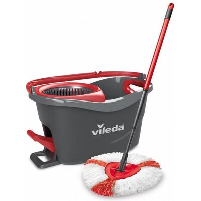 Vileda - Turbo - Microfibre - Mop et seau - Ensemble de nettoyage - Publicité Vileda - Turbo - Microfibre - Mop et seau - Ensemble de nettoyage - Publicité