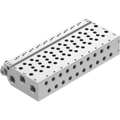 Festo, Technique de raccordement des tubes, VABM-L1-10W-G18-14 566592 Barrette de raccordement - Publicité Festo, Technique de raccordement des tubes, VABM-L1-10W-G18-14 566592 Barrette de raccordement - Publicité