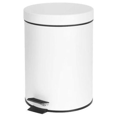 Poubelle de salle de bain blanche Teesa - Waste Bin - Publicité Poubelle de salle de bain blanche Teesa - Waste Bin - Publicité
